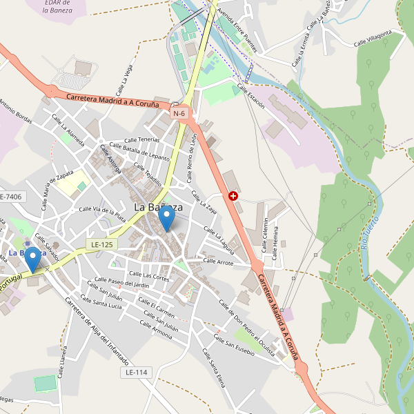 Thumbnail Mapa de museos en La Bañeza