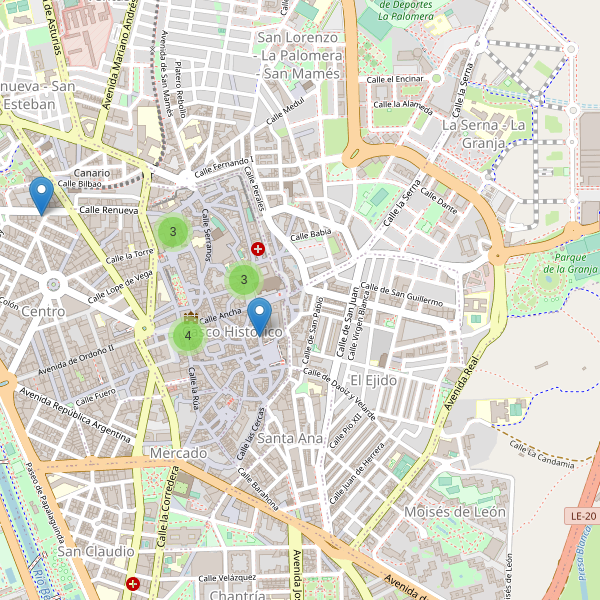 Thumbnail Mapa de museos en León