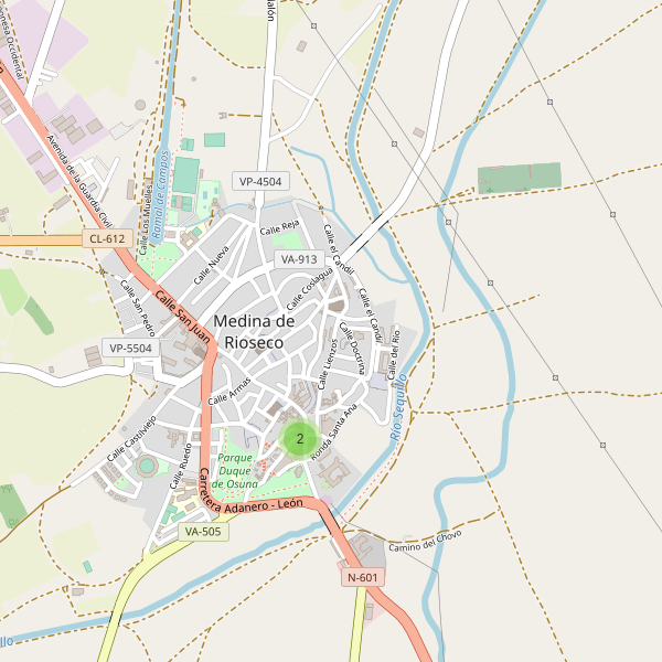 Thumbnail Mapa de museos en Medina de Rioseco