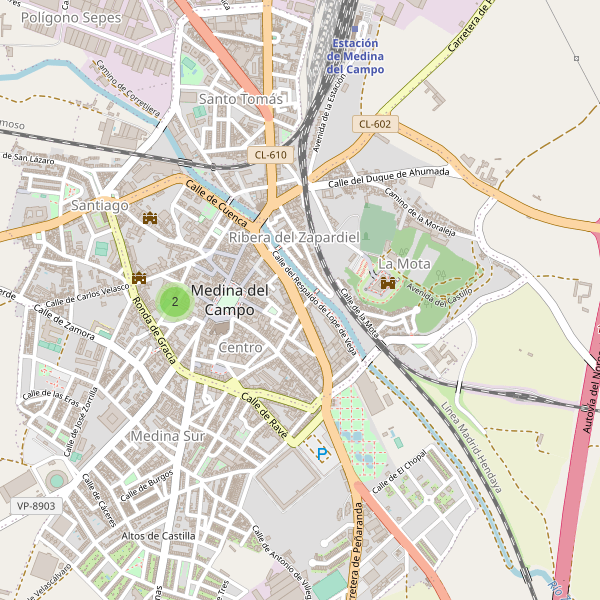 Thumbnail Mapa de museos en Medina del Campo