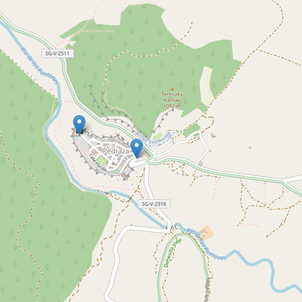 Thumbnail Mapa de museos en Pedraza