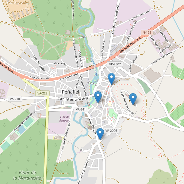 Thumbnail Mapa de museos en Peñafiel