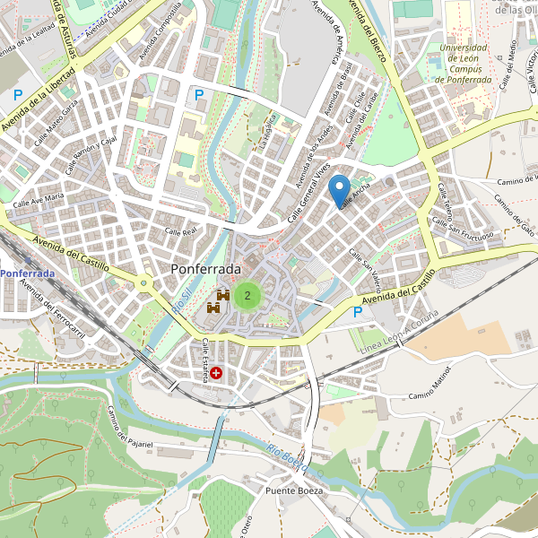 Thumbnail Mapa de museos en Ponferrada