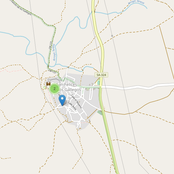 Thumbnail Mapa de museos en San Felices de los Gallegos