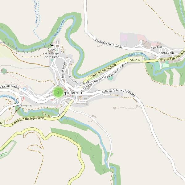 Thumbnail Mapa de museos en Sepúlveda