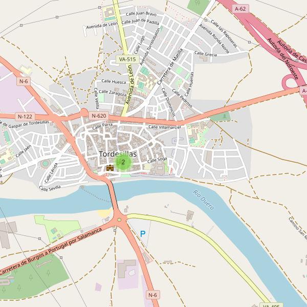 Thumbnail Mapa de museos en Tordesillas