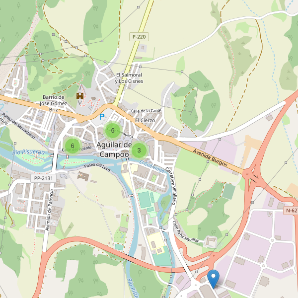 Thumbnail Mapa de restaurantes en Aguilar de Campoo