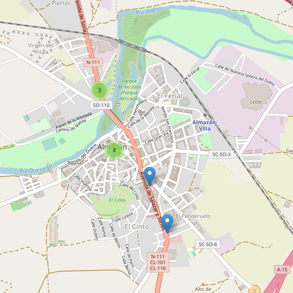 Thumbnail Mapa de restaurantes en Almazán