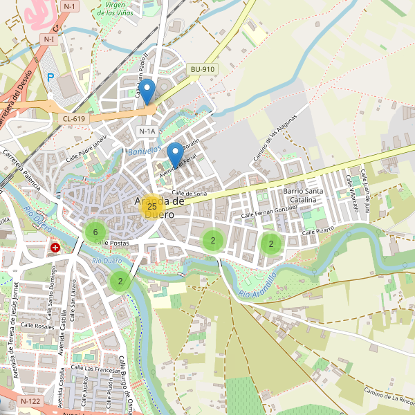 Thumbnail Mapa de restaurantes en Aranda de Duero