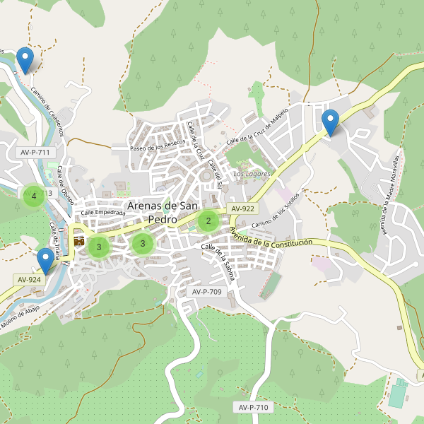 Thumbnail Mapa de restaurantes en Arenas de San Pedro