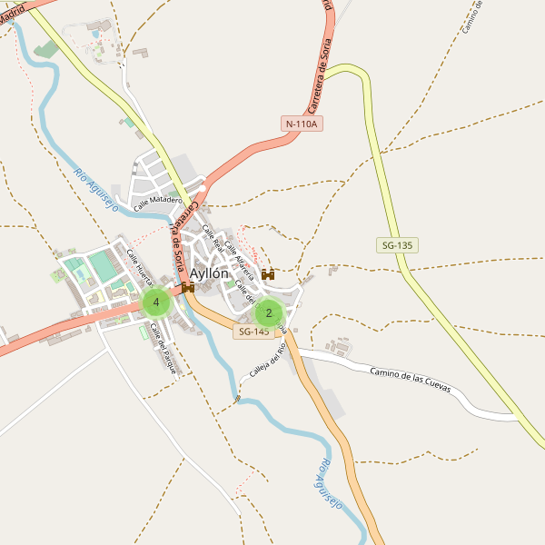 Thumbnail Mapa de restaurantes en Ayllón