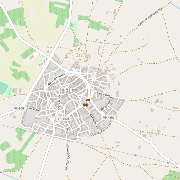 Thumbnail Mapa de restaurantes en Cigales