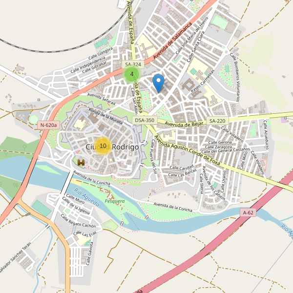 Thumbnail Mapa de restaurantes en Ciudad Rodrigo