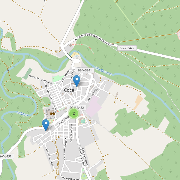 Thumbnail Mapa de restaurantes en Coca