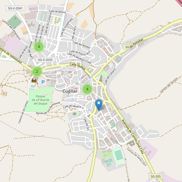 Thumbnail Mapa de restaurantes en Cuéllar