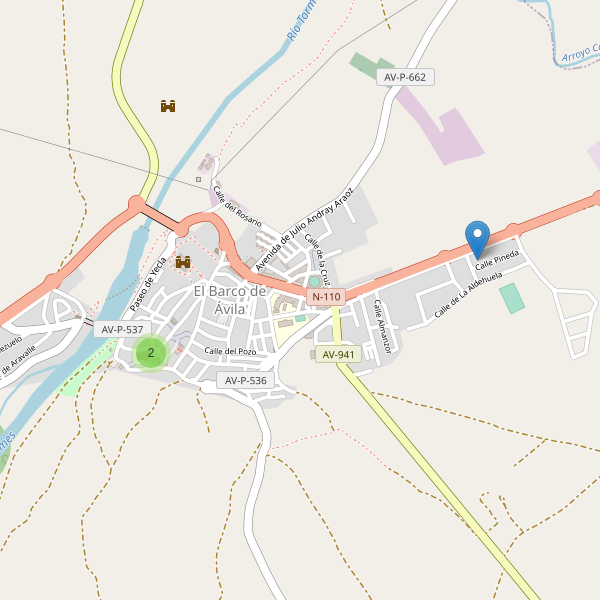 Thumbnail Mapa de restaurantes en El Barco de Ávila