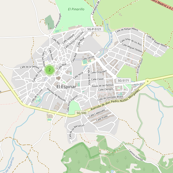 Thumbnail Mapa de restaurantes en El Espinar