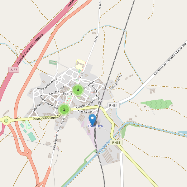 Thumbnail Mapa de restaurantes en Frómista