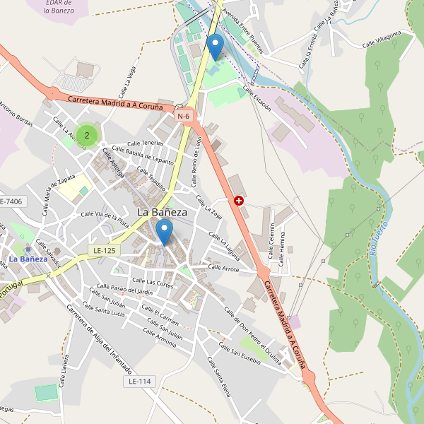 Thumbnail Mapa de restaurantes en La Bañeza