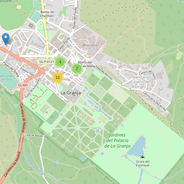 Thumbnail Mapa de restaurantes en La Granja (SG)