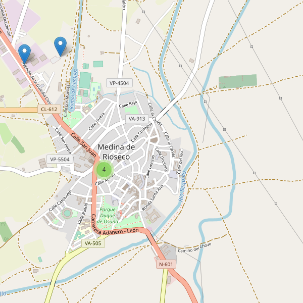 Thumbnail Mapa de restaurantes en Medina de Rioseco