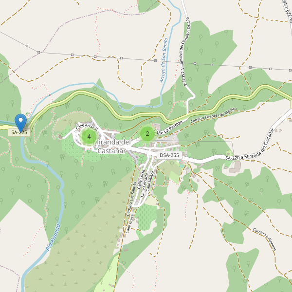 Thumbnail Mapa de restaurantes en Miranda del Castañar