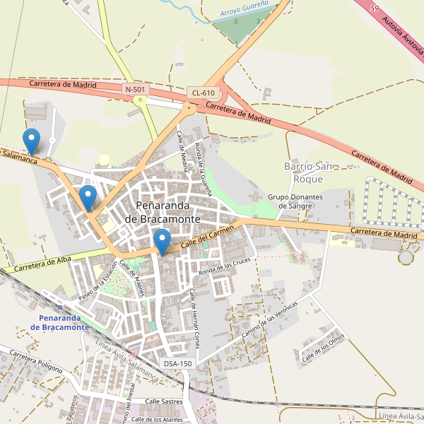 Thumbnail Mapa de restaurantes en Peñaranda de Bracamonte