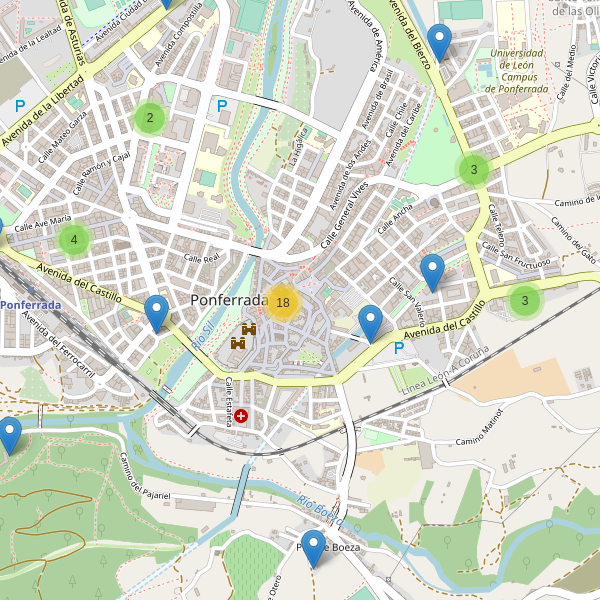 Thumbnail Mapa de restaurantes en Ponferrada