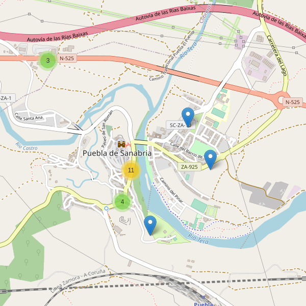 Thumbnail Mapa de restaurantes en Puebla de Sanabria