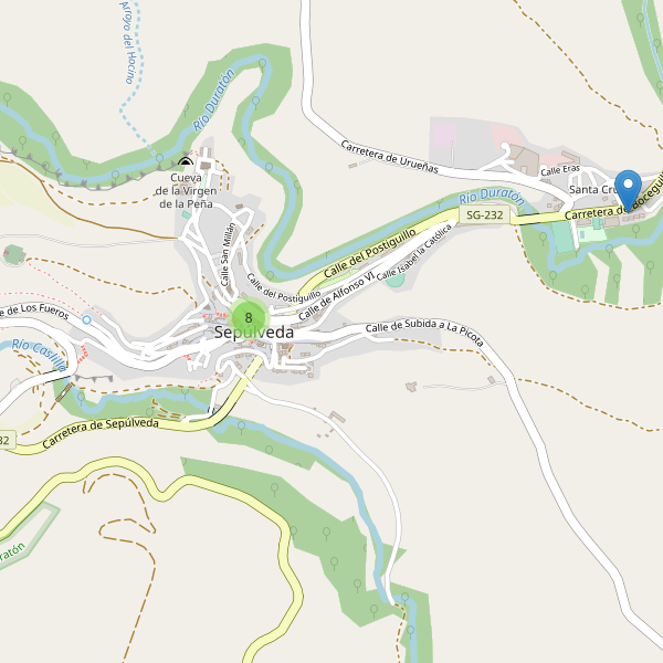 Thumbnail Mapa de restaurantes en Sepúlveda