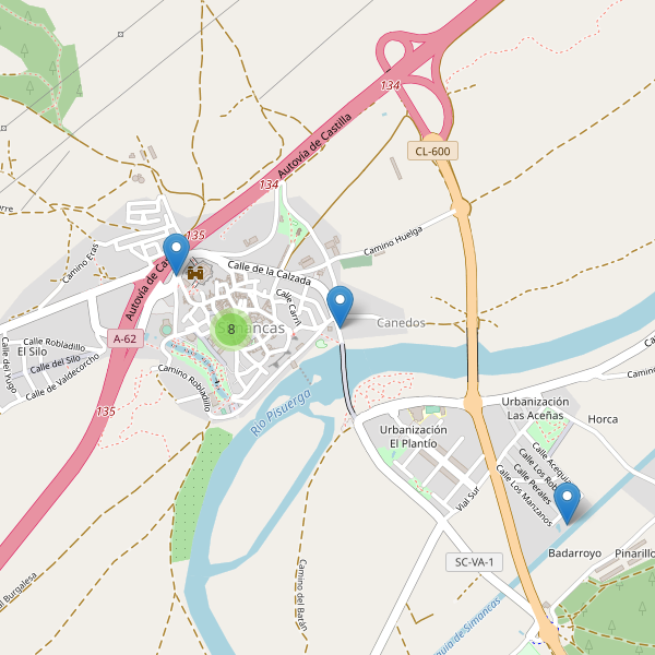 Thumbnail Mapa de restaurantes en Simancas