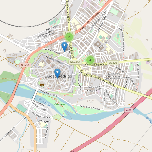 Mapa de ropa en Ciudad Rodrigo Thumbnail