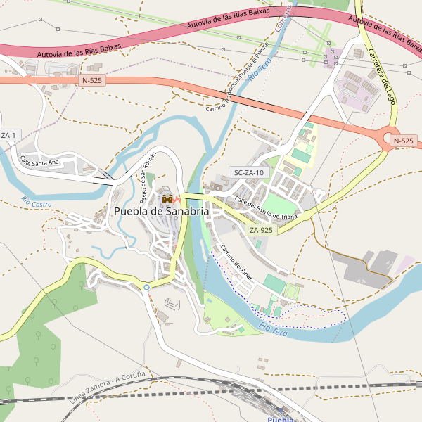 Mapa de ropa en Puebla de Sanabria Thumbnail