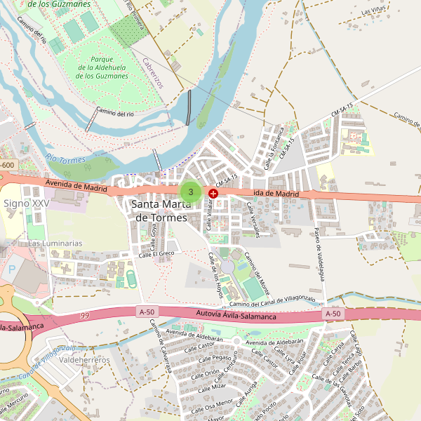 Mapa de ropa en Santa Marta de Tormes Thumbnail