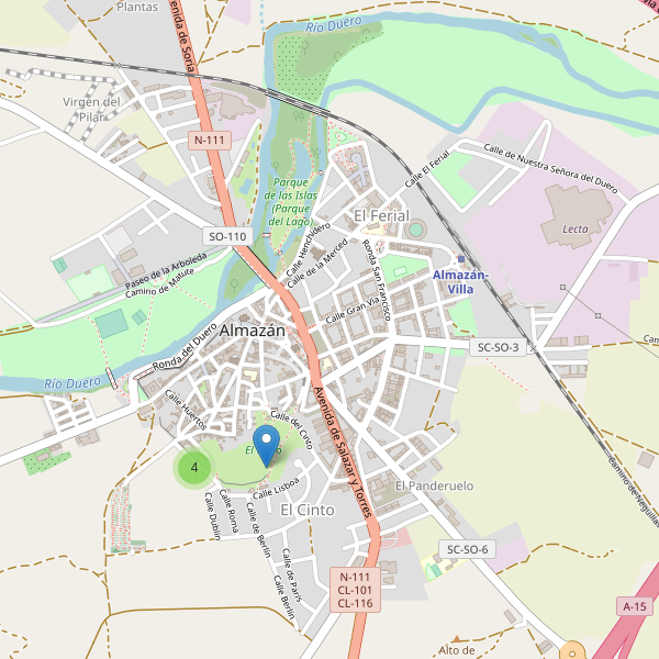 Mapa de sitios-arqueologicos en Almazán Thumbnail