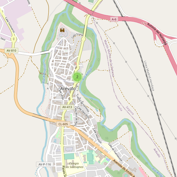 Mapa de sitios-arqueologicos en Arévalo Thumbnail