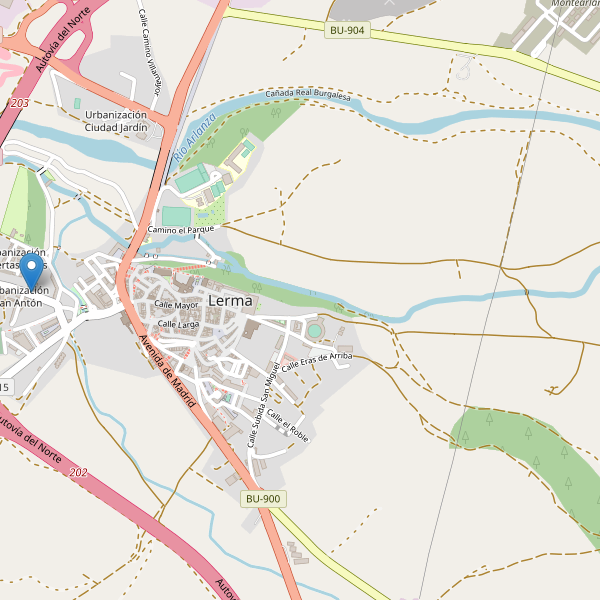 Mapa de sitios-arqueologicos en Lerma Thumbnail