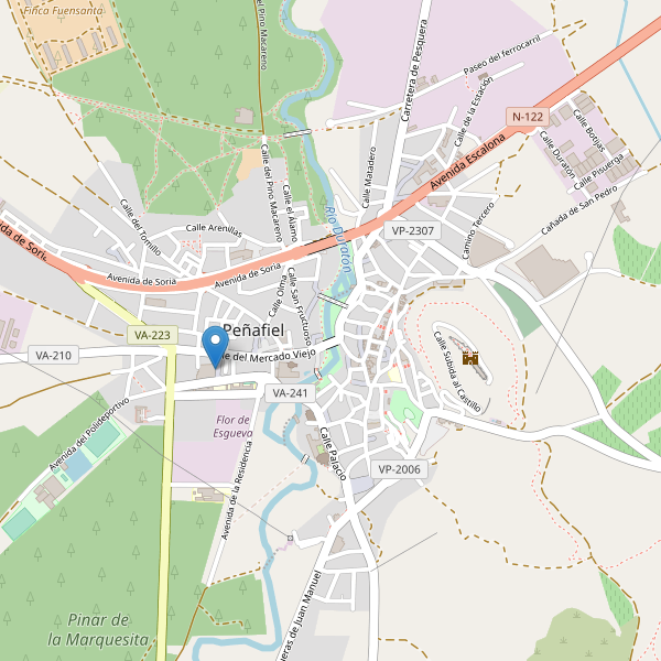 Mapa de sitios-arqueologicos en Peñafiel Thumbnail