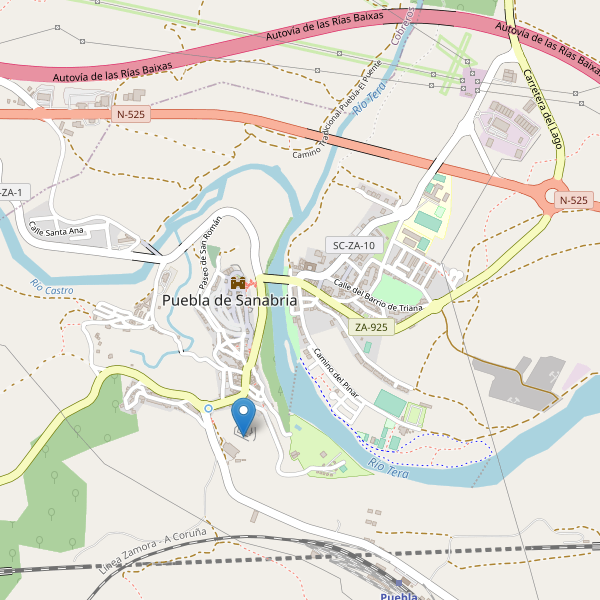 Mapa de sitios-arqueologicos en Puebla de Sanabria Thumbnail