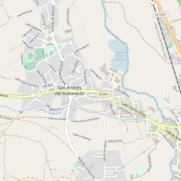 Mapa de sitios-arqueologicos en San Andrés del Rabanedo Thumbnail