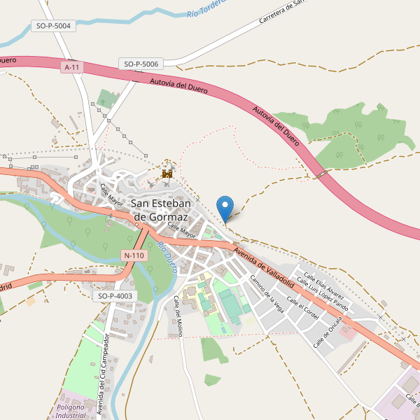 Mapa de sitios-arqueologicos en San Esteban de Gormaz Thumbnail