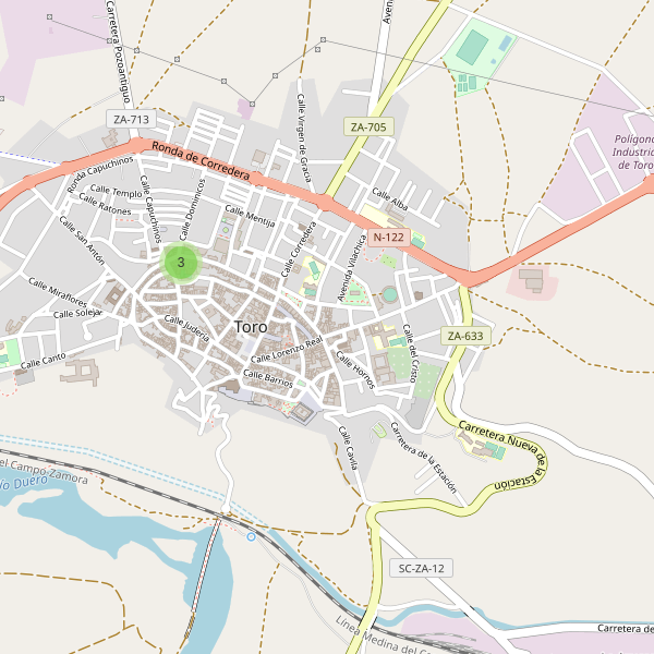 Mapa de sitios-arqueologicos en Toro Thumbnail