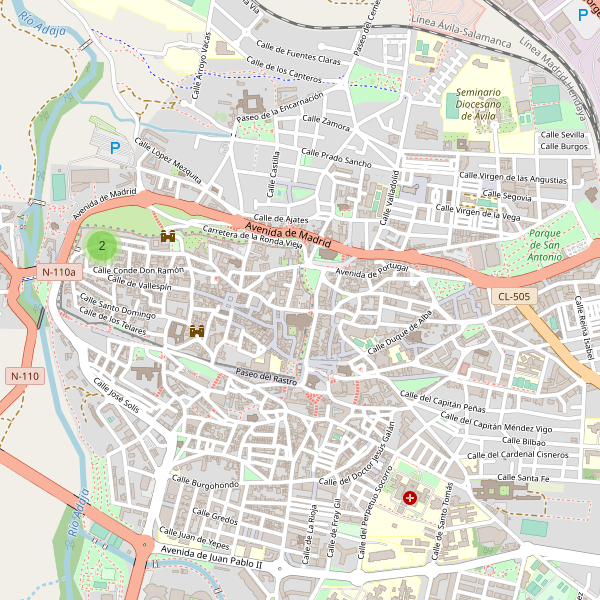Mapa de sitios-arqueologicos en Ávila Thumbnail
