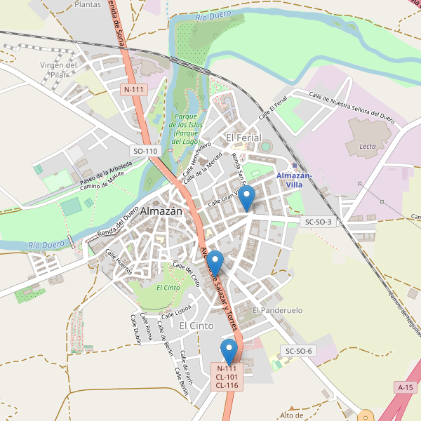 Thumbnail Mapa de supermercados en Almazán