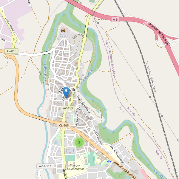 Thumbnail Mapa de supermercados en Arévalo