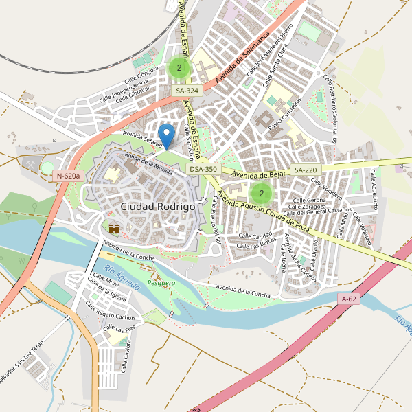 Thumbnail Mapa de supermercados en Ciudad Rodrigo