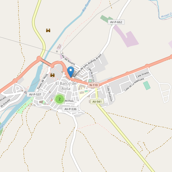 Thumbnail Mapa de supermercados en El Barco de Ávila