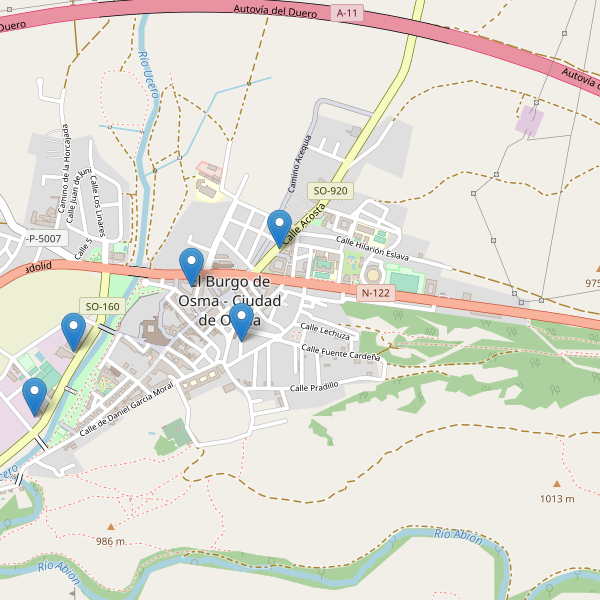 Thumbnail Mapa de supermercados en El Burgo de Osma - Ciudad de Osma