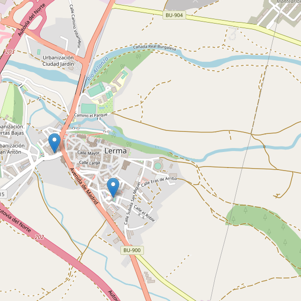 Thumbnail Mapa de supermercados en Lerma