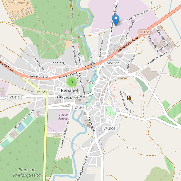 Thumbnail Mapa de supermercados en Peñafiel